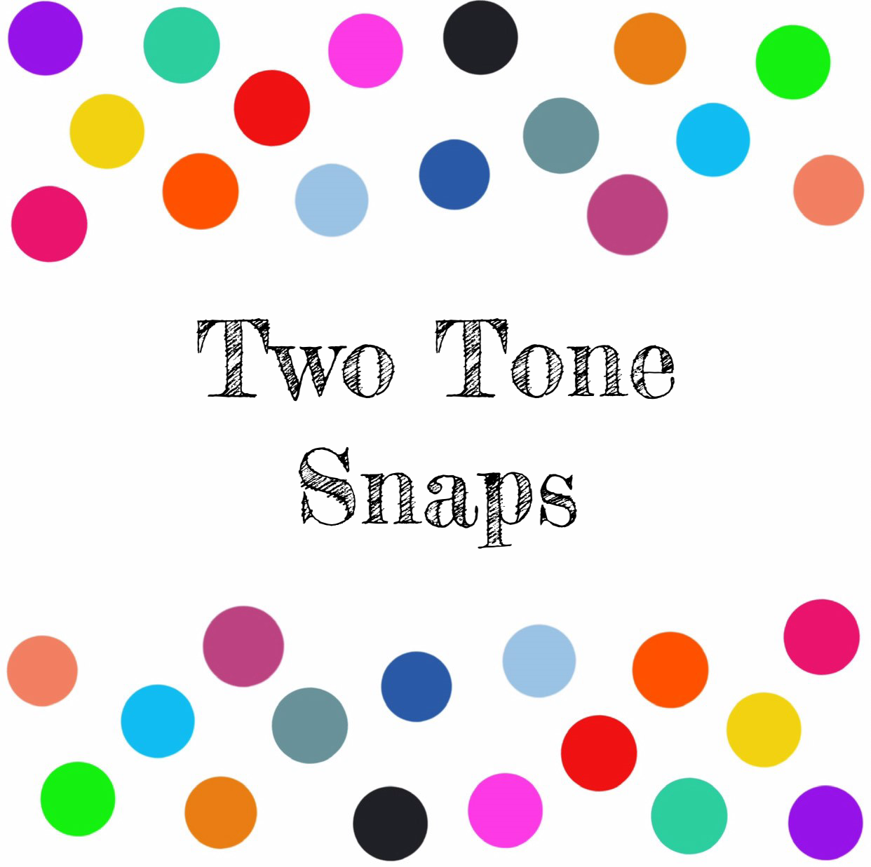 KAM Snaps Size 20 Two Tone Painted Snaps